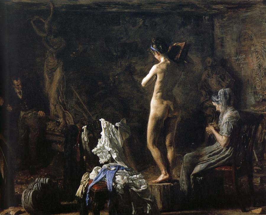 Thomas Eakins The William is Carving his goddiness